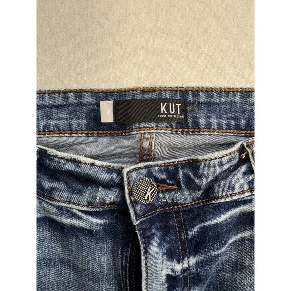 KUT FROM THE KLOTH Catherine Boyfriend Jeans Medium Wash Stretch Women's Size 10 - Picture 5 of 7